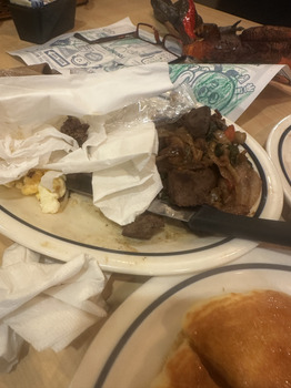 Consumer Review - Food Safety IHOP, 3601 Bladensburg Rd, Colmar Manor, MD 20722, USA As I was eating the sirlon steak tips, I tast... photo #2