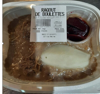 Rappel d'aliments Boris and Biscotti various prepared foods recalled due to Undeclared Allergen Boris et Biscotti, a c... photo #3