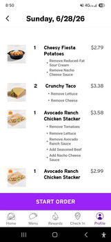 Reseña del consumidor - Seguridad alimentaria Taco Bell, North Broadway Avenue, Rochester, MN, USA Family of 4 ordered from here. Everyone has dia... foto #2