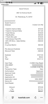 Reseña del consumidor - Seguridad alimentaria Good Fortune St. Pete, 1st Avenue South, St. Petersburg, FL, USA Food poisoning/ severe cramping, vo... foto #3