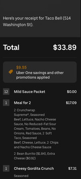 Avaliação do consumidor - Segurança alimentar Taco Bell, 514 Washington St, Attleboro, MA 02703, USA I am submitting a report of a suspected foodb... foto #2