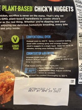 Verbraucherbewertung – Lebensmittelsicherheit Fred Meyer, Maple Valley Black Diamond Rd SE, Maple Valley, WA, USA I purchased the “Gardein—Ultimat... Foto #2