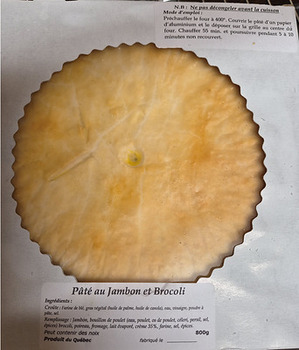 Food Recall Création Madeleine SENC Quiche and Various Pâtés recalled due to Undeclared Allergens Création Madel... photo #5