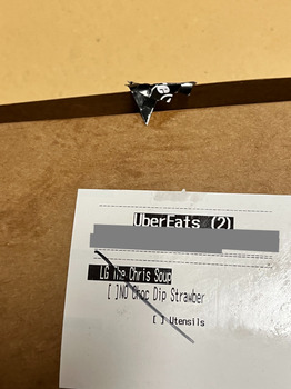 Reseña del consumidor - Seguridad alimentaria Café Zupas, South Robert Street, West Saint Paul, MN, USA When I got my food from the delivery drive... foto #3