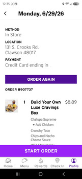消费者评论 - 食品安全 131 South Crooks Road, Clawson, MI, USA I added a copy of my order from the app.  I ate there around... 照片 #2