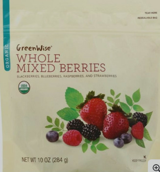 Food Recall GreenWise Organic IQF Frozen Blueberries and Whole Mixed Berries recalled due to E. coli Update Date... photo #3