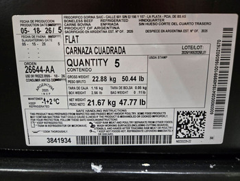 Food Recall Corte Argentino Raw Beef recalled due to Imported Without Reinspection Corte Argentino USA LLC of Av... Foto #5