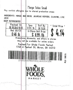 Food Recall Whole Foods Market recalled Jalapeño Contained Products due to Salmonella Update August 20th, 2026:... photo #19