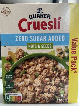 Reseña del consumidor - Seguridad alimentaria Quaker Cruesli Zero Sugar Added Nuts & Seeds, Albert Heijn XL, Tilburg, North Brabant, Netherlands I... foto #4