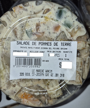 Food Recall Le Marché Wakim various prepared foods recalled due to Undeclared Allergens Le Marché Wakim, based i... photo #5