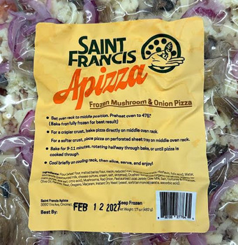 食品召回 Saint Francis Apizza Frozen Pizzas recalled due to Undeclared Allergen Update Date: 7 October 2026... 照片 #2