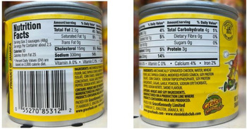 Reclame de Alimentos Public Health Alert for Grace Chicken Vienna Sausage Illegally Imported From Jamaica The U.S. Depart... foto #2
