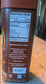 消费者评论 - 食品安全 Patel Brothers, Sawmill Road, Columbus, OH, USA I purchased Bru Gold Instant Freeze Dried Coffee fro... 照片 #2