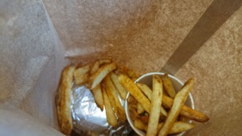 Consumer Review - Food Safety Five Guys, Johnston Road, Wan Chai, Hong Kong I had a bacon cheeseburger with A1 steak sauce and gri... photo #2