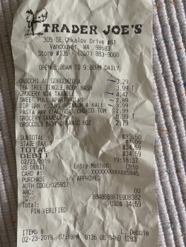 Consumer Review - Food Safety Trader Joe's, Southeast Chkalov Drive, Vancouver, WA, USA On Saturday 2/23/19, I purchased the “fres... photo #2