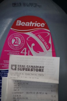 Consumer Review - Food Safety Beatrice 2% Milk Exp 2019 March 19 Sick within 2 hours of drinking.
Empty rinsed jug developed a pu... photo #2