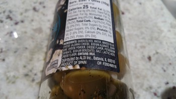 Consumer Review - Food Safety ALDI, State Street, Saginaw, Saginaw Charter Township, MI, USA Aldi blue cheese stuffed queen 7 ounc... photo #2