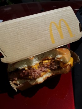 Consumer Review - Food Safety McDonald's, 8601, Hixson Pike, Hixson, TN 37343, USA My grandson must serve a raw hamburger there la... photo #1