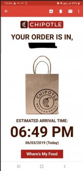 Consumer Review - Food Safety Chipotle Mexican Grill, North Brand Boulevard, Glendale, CA, USA My husband everytime he eats there... photo #1