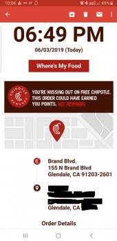 Consumer Review - Food Safety Chipotle Mexican Grill, North Brand Boulevard, Glendale, CA, USA My husband everytime he eats there... photo #3