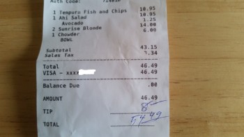 Consumer Review - Food Safety Spencer Makenzie's, East Thompson Boulevard, Ventura, CA, USA Ate with my husband. He didn't get sic... photo #1