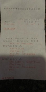 Consumer Review - Food Safety Quaker Steak & Lube, Boardman Poland Road, Boardman, OH, USA I ordered the Biker Chicken Salad (cris... photo #1