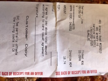 Consumer Review - Food Safety Pizza Hut, Armory Road, Barstow, CA, USA I picked up the pizza on Tuesday evening my neighbor and I... photo #2