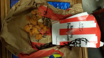 Consumer Review - Food Safety KFC Clarkson, Ocean Keys Boulevard, Clarkson WA, Australia We 2 of us ate a large popcorn chicken.... photo #3