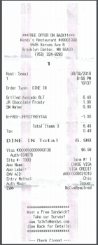 Consumer Review - Food Safety Wendy's, Xerxes Avenue North, Brooklyn Center, MN, USA Grilled chicken/cheese/bacon/avocado sandwich... photo #1