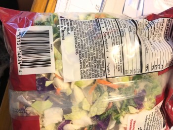 Consumer Review - Food Safety Walmart Manor, U.S. 290, Manor, TX, USA chopped salad kit, exp oct 11, 2019
ate 2 cups salad (ate j... photo #2
