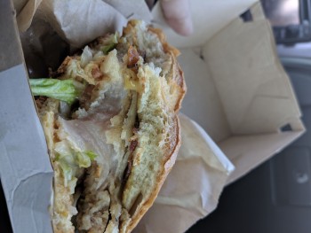 Consumer Review - Food Safety Arby's, Euclid Avenue, Euclid, OH, USA Ate half of a chicken bacon swiss sandwich at 11:18, found th... photo #1