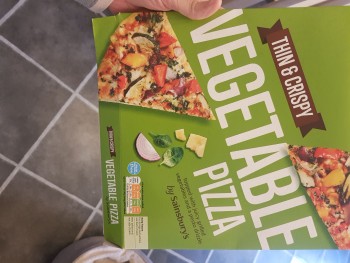 Avis du consommateur - Sécurité alimentaire Sainsbury's Local, Hare Hill Road, Littleborough, UK Thin and crispy vegetable pizza, Only I ate thi... photo #2