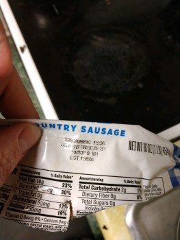 Consumer Food Safety Report Walmart Supercenter, 3601 East Main Street, Richmond, IN, USA Tennessee pride Mild Sausage. Luckily... photo #2