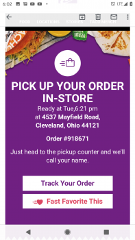 Consumer Review - Food Safety Taco Bell, Mayfield Road, South Euclid, OH, USA I had black bean crunch wrap supreme and cheese ques... photo #2