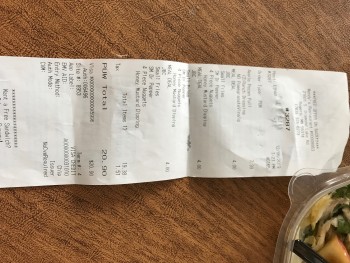 消费者评论 - 食品安全 Wendy's, South Diamond Lake Road, Rogers, MN, USA I ate chicken salad @ 7:20 pm Friday dec 6 th. Bec... 照片 #2
