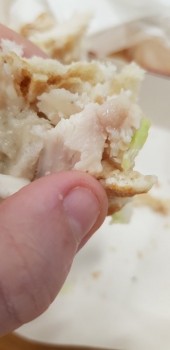 Consumer Food Safety Report KFC Just had raw chicken in my burger from the preston store. Very upset and had to bin most the bur... photo #2
