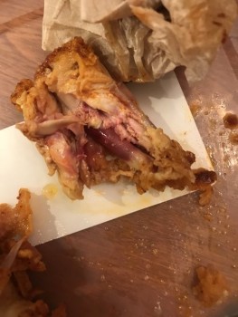 Consumer Food Safety Report KFC I was served this raw chicken. I was also served an attitude by your staff when I brought it bac... photo #1