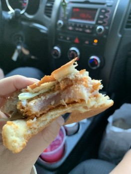 Consumer Food Safety Report Wendy's can’t wait for my husband to get sick from the raw chicken on his sandwich. photo #2