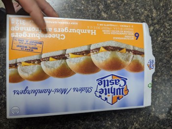 Consumer Review - Food Safety Walmart Supercentre, Lakewood Blvd, Winnipeg, MB R2J 3W7, Canada White Castle Slider 6pack - Ate the... photo #2
