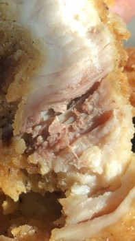 Consumer Food Safety Report KFC thanks for serving me RAW CHICKEN photo #2