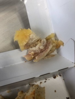 Consumer Food Safety Report Panera Bread uncooked, raw chicken in my sandwich today. ? photo #1