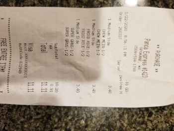 Verbraucherbewertung – Lebensmittelsicherheit Panda Express, South Southeast Boulevard, Spokane, WA, USA Not sure At around 8:30 p.m. I ordered fr... Foto #2