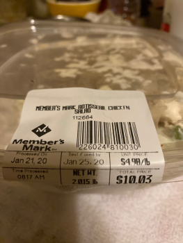 Consumer Review - Food Safety Sam's Club, Walbrook Drive, Knoxville, TN, USA Chicken Salad Within an hour of eating a small chicke... photo #1