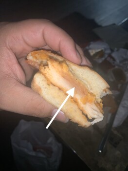 Consumer Food Safety Report Wendy's your restaurant gave me undercooked chicken. photo #3
