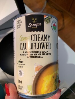 Consumer Review - Food Safety Sprague Foods Ltd, College Street East, Belleville, ON, Canada I had Creamy Cauliflower soup for lun... photo #2