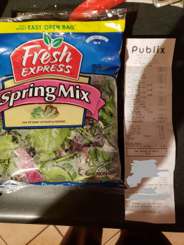 Consumer Review - Food Safety Publix Super Market at Spring Hill Village, Main Street, Spring Hill, TN, USA I ate a premade salad.... photo #3