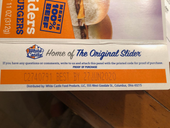 Verbraucherbewertung – Lebensmittelsicherheit Safeway, 2321 W Eisenhower Blvd, Loveland, CO 80537, United States White Castle Frozen Cheese Slider... Foto #2