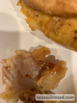 Consumer Food Safety Report Wendy's served us raw chicken and doesn’t seem to care. photo #2