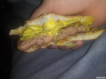 Consumer Review - Food Safety McDonald's, Babcock Road, San Antonio, Texas, USA We are given a raw homestyle Burger and chicken nu... photo #2