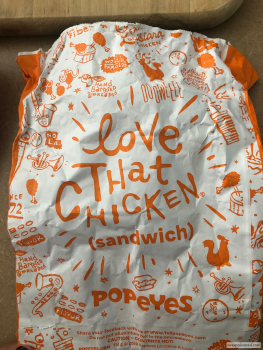 Consumer Review - Food Safety Popeyes Louisiana Kitchen, Taylor Road, Port Orange, FL, USA chicken sandwich Eat last night about7... photo #3